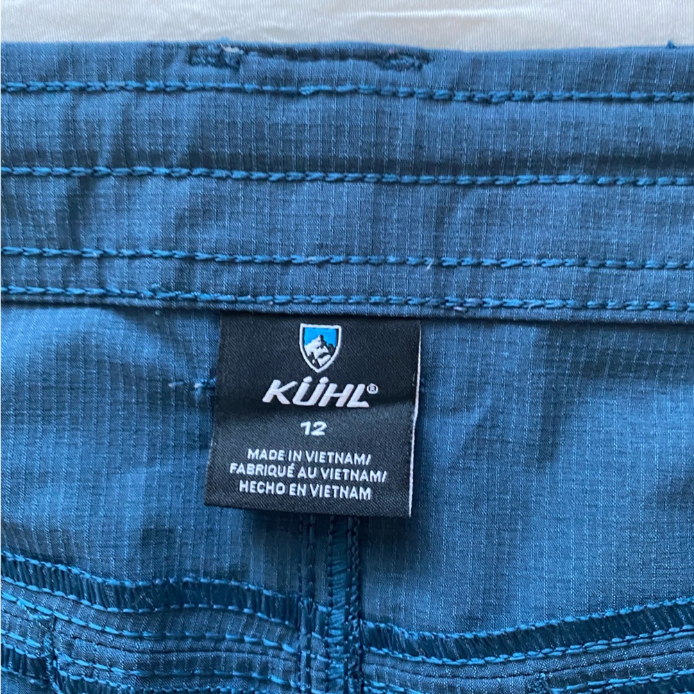 KÜHL Blue Women’s Horizon Performance Cargo Roll Up Outdoor Hiking Shorts. - Picture 4 of 11